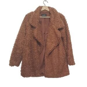 Audrey 3plus1 | Teddy Bear Super Soft Cozy Open Front Jacket with Pockets